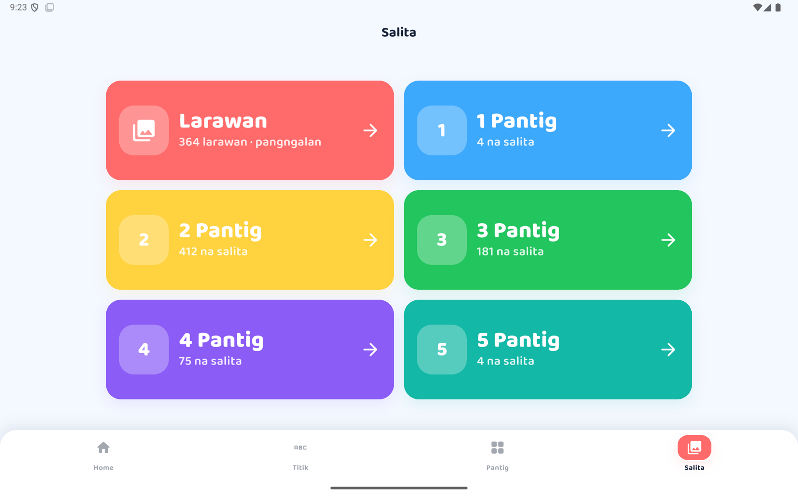 Salita screen